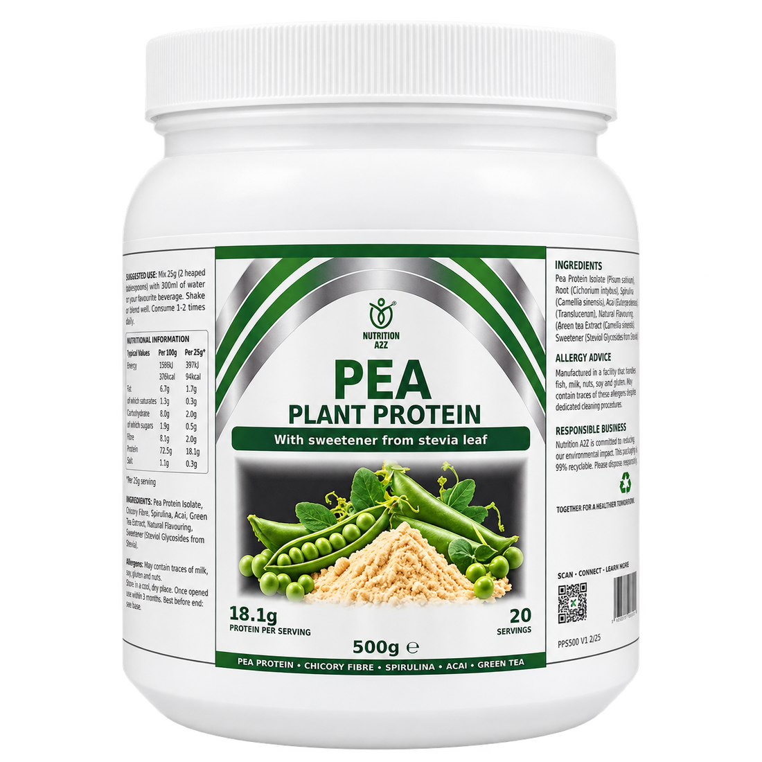 Pea Protein: Plant-Based Protein, Amino Acids and Muscle Support