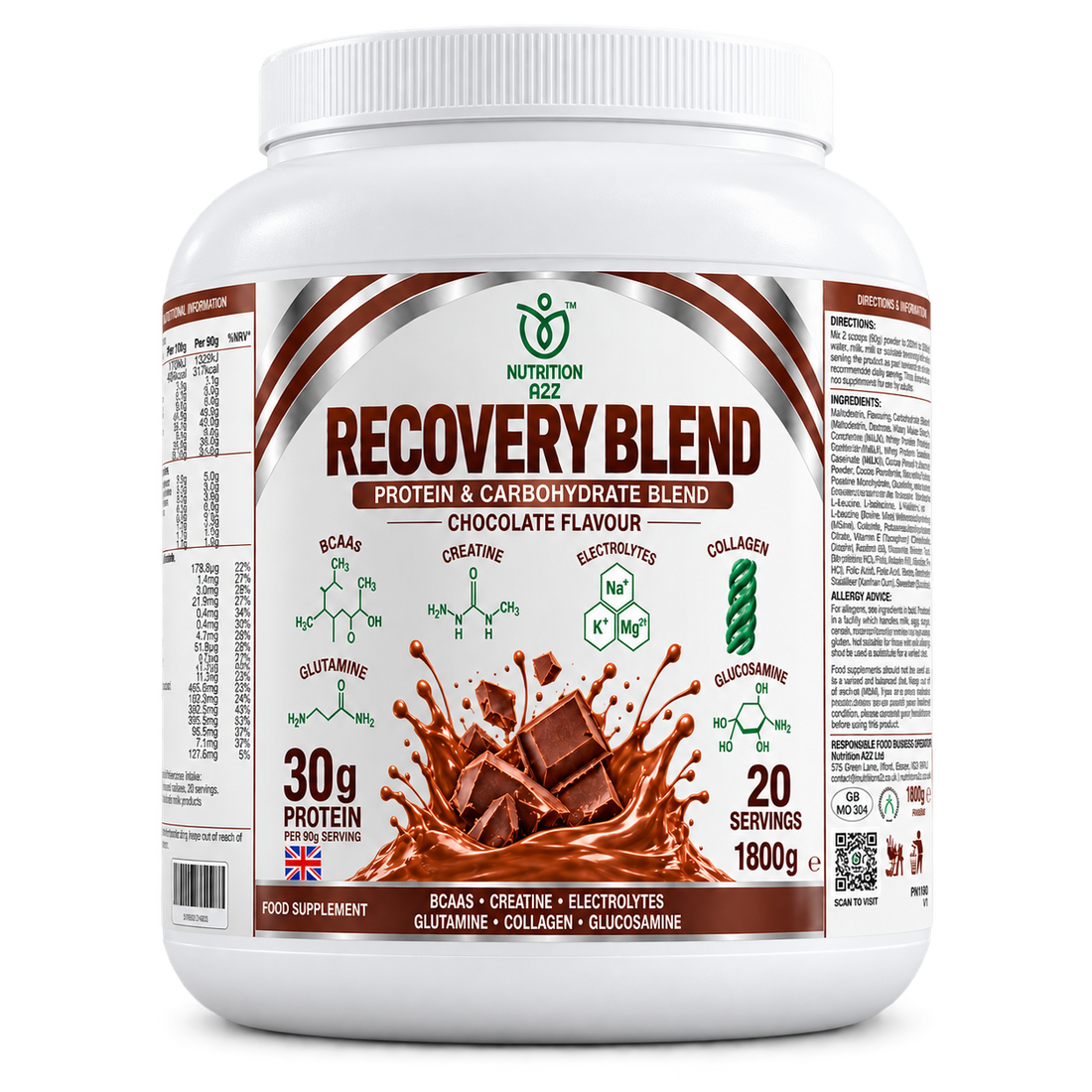 Post-Workout Recovery: Protein, Carbohydrates, Creatine and BCAAs
