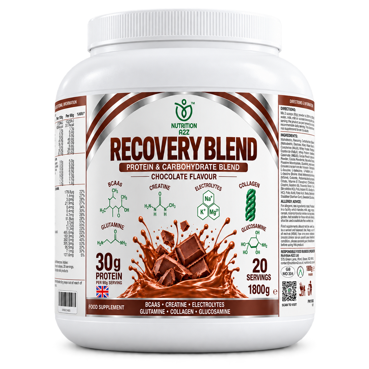 Post-Workout Recovery: Protein, Carbohydrates, Creatine and BCAAs