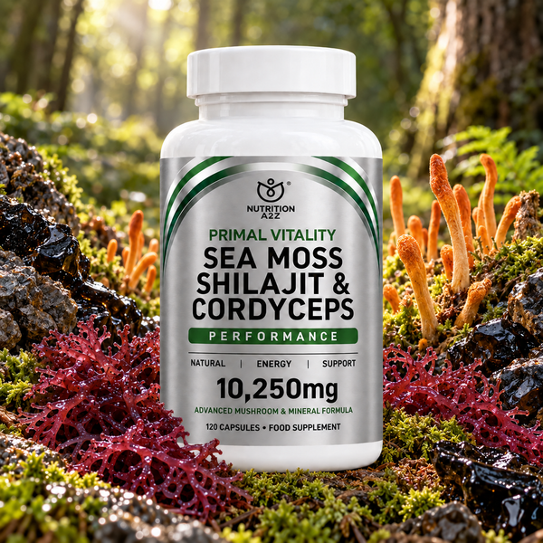 Primal Vitality Sea Moss Shilajit & Cordyceps
