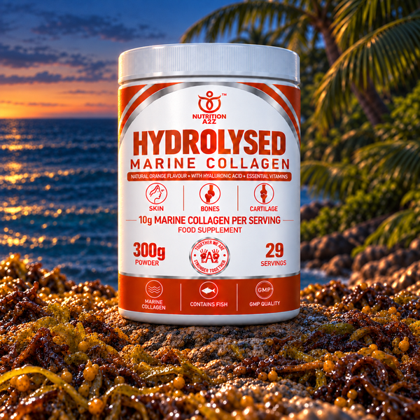 Hydrolysed Marine Collagen Powder – Orange – 300g